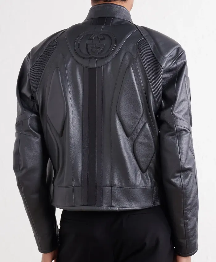 Get Gucci Primavera 2026 Runway Moto Leather Jacket
