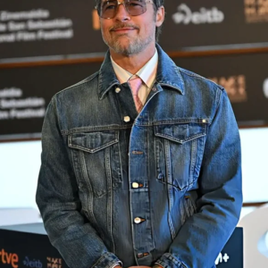 Get Heart of the Beast Photocall Brad Pitt Denim Jacket