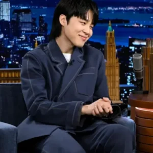 Get Jimin The Tonight Show Blue Jackat