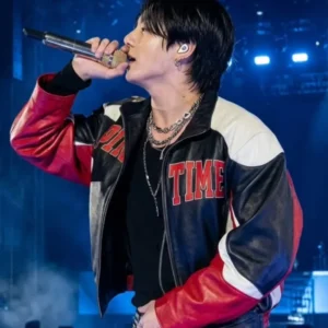 Get JungKook Arirang World Tour Santiago Martine Leather Jacket