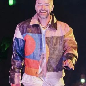 Get Justin Timberlake Romania Lollapalooza Paris Leather Jacket