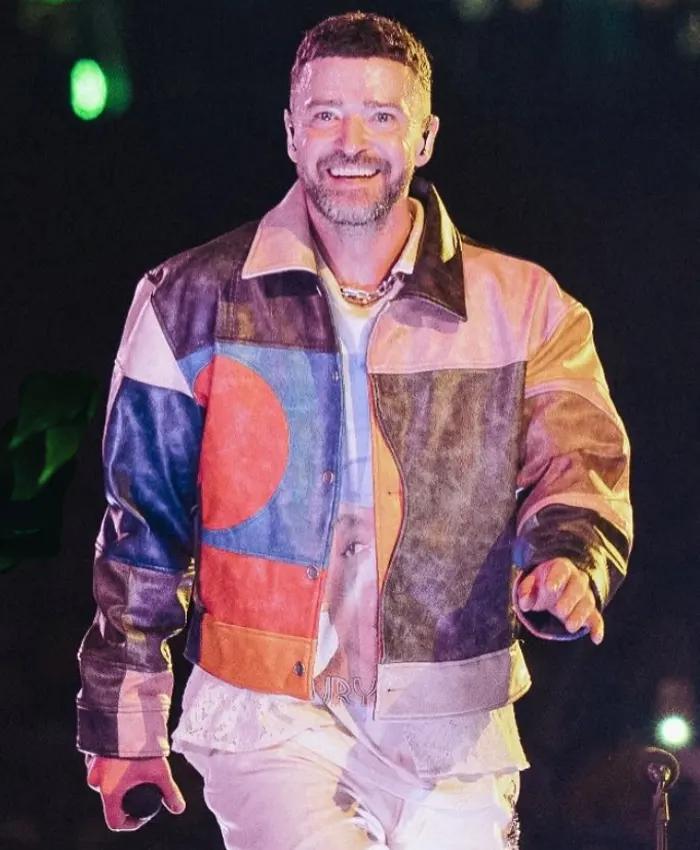 Get Justin Timberlake Romania Lollapalooza Paris Leather Jacket