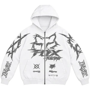 Get Ken Carson x Fox Racing Cotton Zip-Up Hoodie