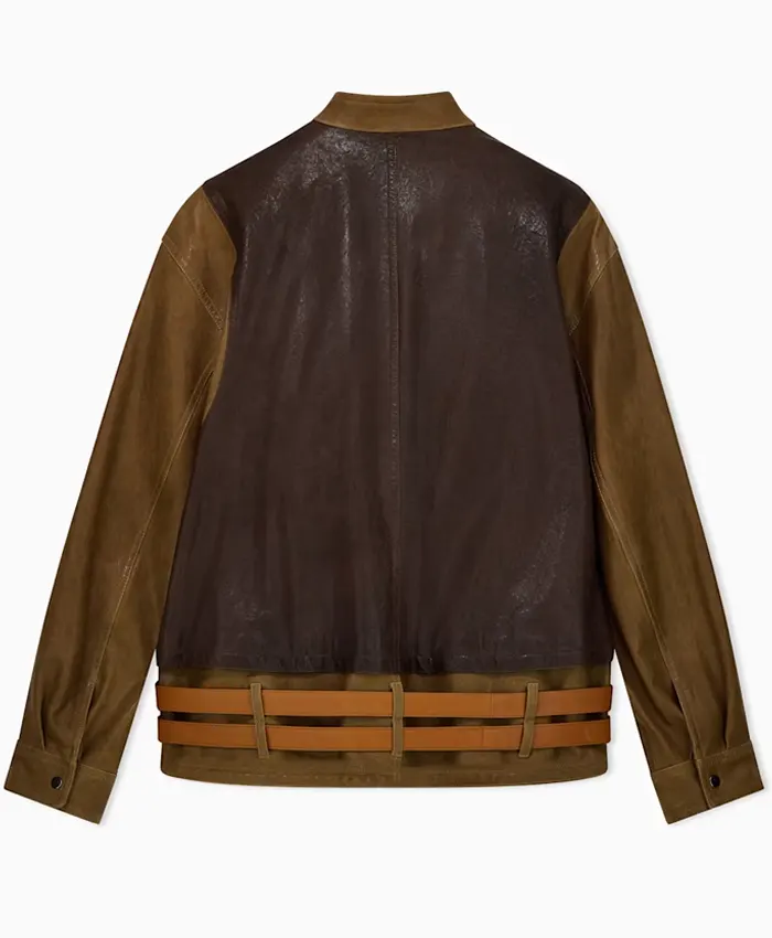 Get Kith Giorgio Armani Leather Bomber Jacket