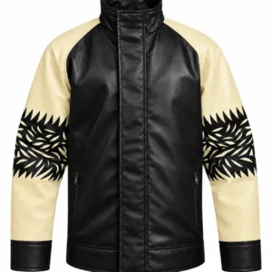 Get Kung Fury Cobra Logo Leather Jacket