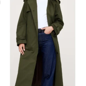 Get Line of Fire S01 Jane Hollingsworth Green Trench Coat
