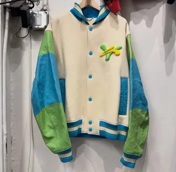 Get Louis Vuitton Duck Graphic Varsity Jacket