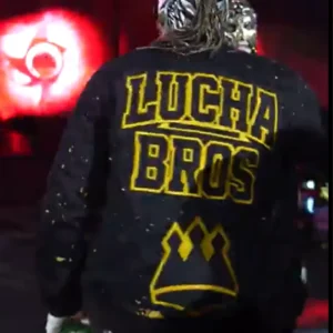 Get Lucha Bros Black Bomber Jacket