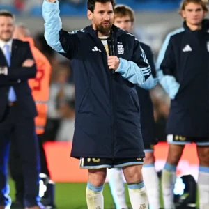 Get Messi Argentina National Team Tiro Stadium Parka Jacket
