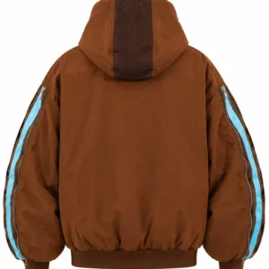 Get Neptun x Avatar Hooded Brown Bomber Jacket