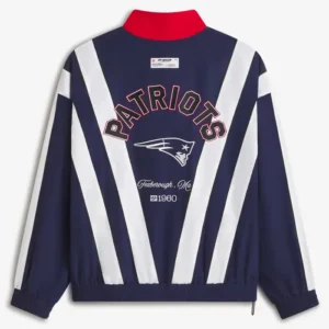 Get New England Patriots Off Season x NFL Navy Windbreaker Jacket