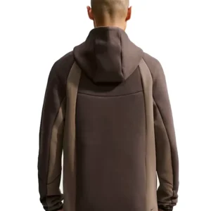 Get Nike Tech Color-Block Fleece Zip Up Jacket