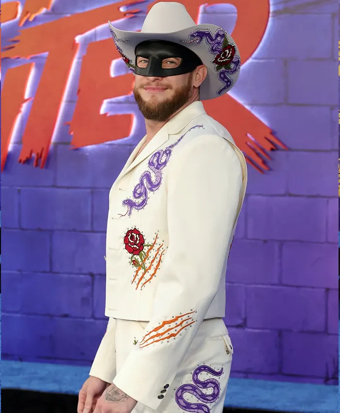 Get Orville Peck Vega Street Fighter 2026 Premiere White Suit