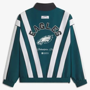 Get Philadelphia Eagles Off Season x NFL Midnight Green Windbreaker Jacket