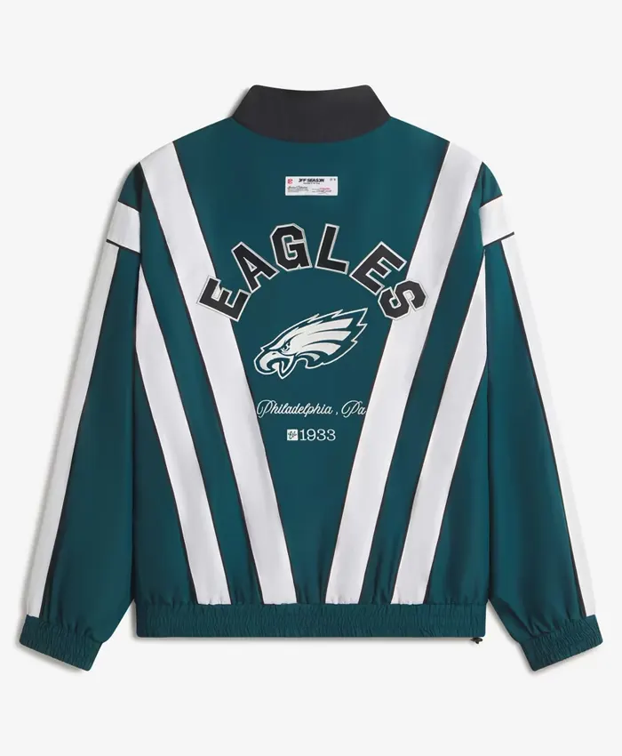 Get Philadelphia Eagles Off Season x NFL Midnight Green Windbreaker Jacket