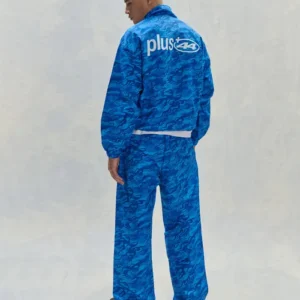 Get Plus 44 Lewis Hamilton Blue Camo Tracksuit