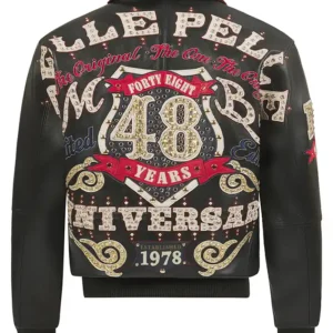 Get Polo G Pelle Pelle Anniversary Black Leather Jacket