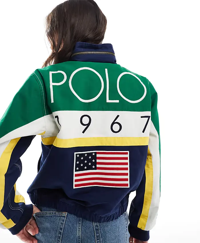 Polo Ralph Lauren Men’s Yellow Racing Jacket