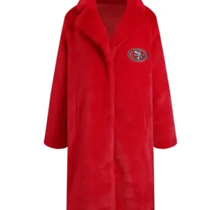 Get San Francisco 49ers FABGATING by Cuce Red Fur Coat