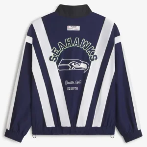 Get Seattle Seahawks Off Season x NFL College Navy Windbreaker Jacket
