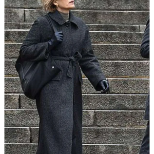 Get Slow Horses Diana Taverner Grey Wool Coat