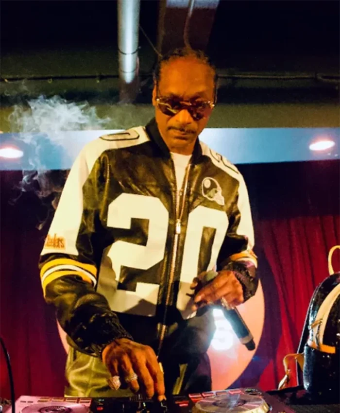 Get Snoop Dogg DJing Pittsburgh Steelers Leather Jacket