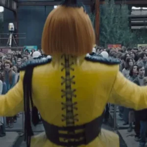 Get Sunrise on the Reaping 2026 Glenn Close Yellow Coat