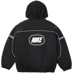 Get Supreme x Nike Black Nylon Hooded Jacket