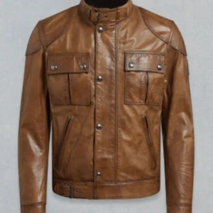 Get The Celebrity Traitor S02 Richard E. Grant Leather Jacket