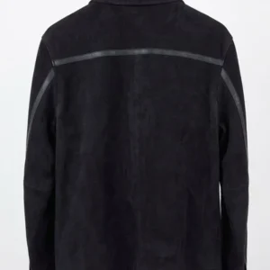Get The Love Hypothesis Jeremy Langley Black Suede Jacket