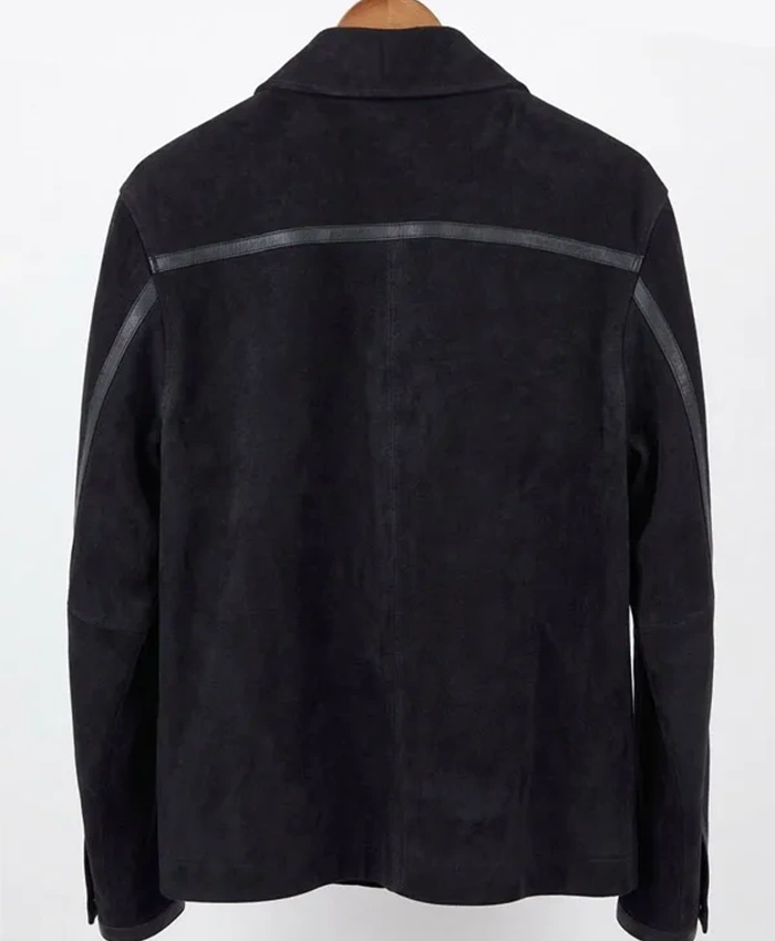 Get The Love Hypothesis Jeremy Langley Black Suede Jacket