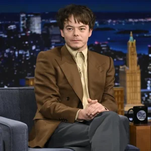 Get The Tonight Show Charlie Heaton Brown Blazer