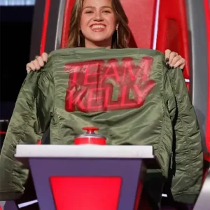 Get The Voice S30 Team Kelly Bomber Jacket