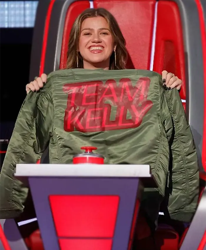 Get The Voice S30 Team Kelly Bomber Jacket