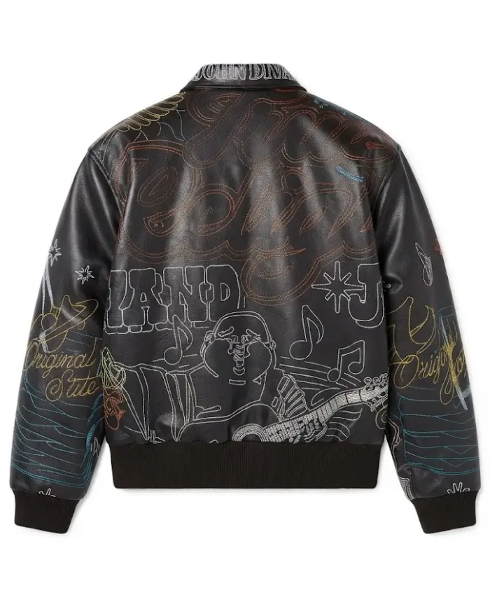 Get True Religion Men’s Trophy Retro Bomber Jacket