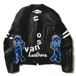 Get Vanson X Tappei X Future Archive Black Jacket