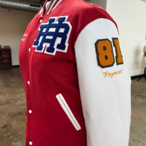Get Yearners Hockey League Chenille Varsity Jacket