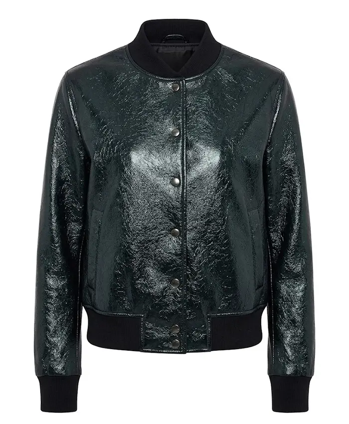 Get Yellowjackets S03 Taissa Black Leather Jacket