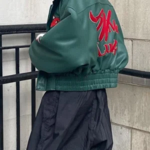 Green League Bomber Jacket