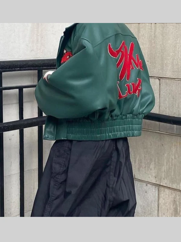 Green League Bomber Jacket