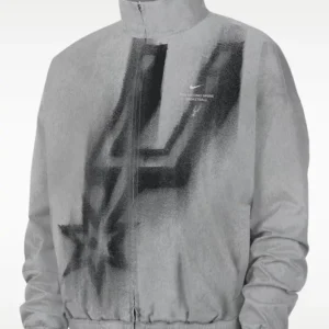 Grey Nike Basketball Jacket