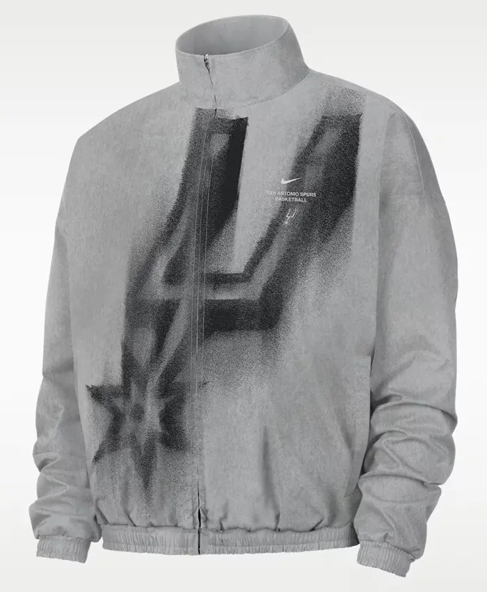 Grey Nike Basketball Jacket