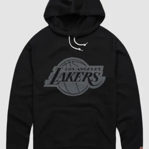 Homage Los Angeles Lakers Logo Blackout Hoodie