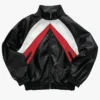 Houston Texans Black Leather Kru Track Jacket