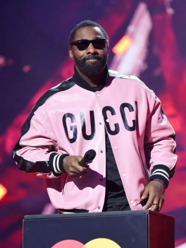 Idris Elba Pink Jacket