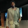 Jaren Jackson Jr. Pre-Game Collarless Green Jacket