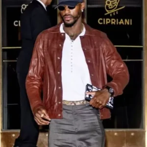Jarred Vanderbilt NYFW Jacket