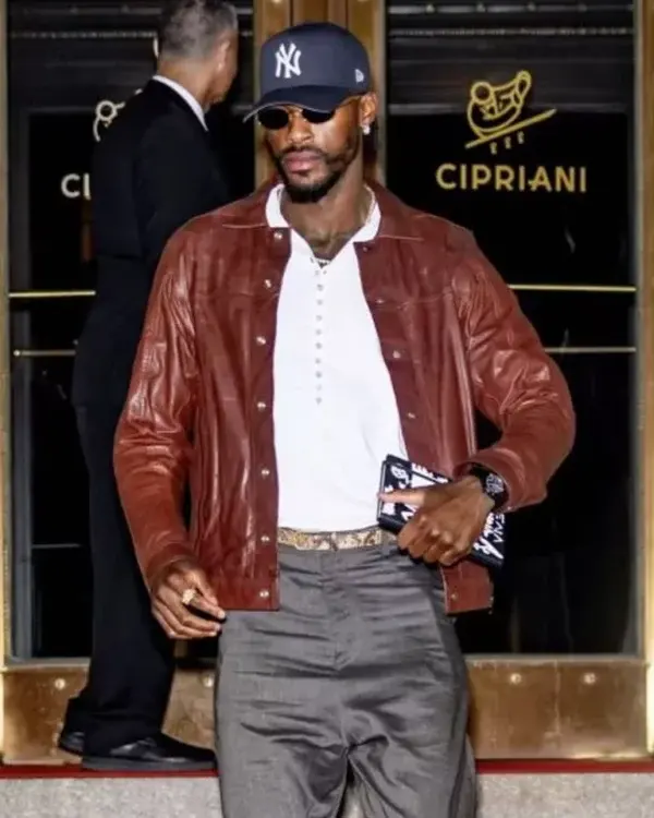 Jarred Vanderbilt NYFW Jacket