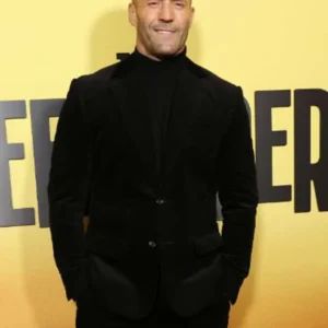 Jason Statham The Beekeeper 2024 Black Blazer