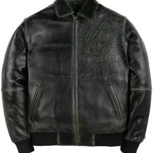 Jim Jones Pelle Pelle Script Soda Club Jacket